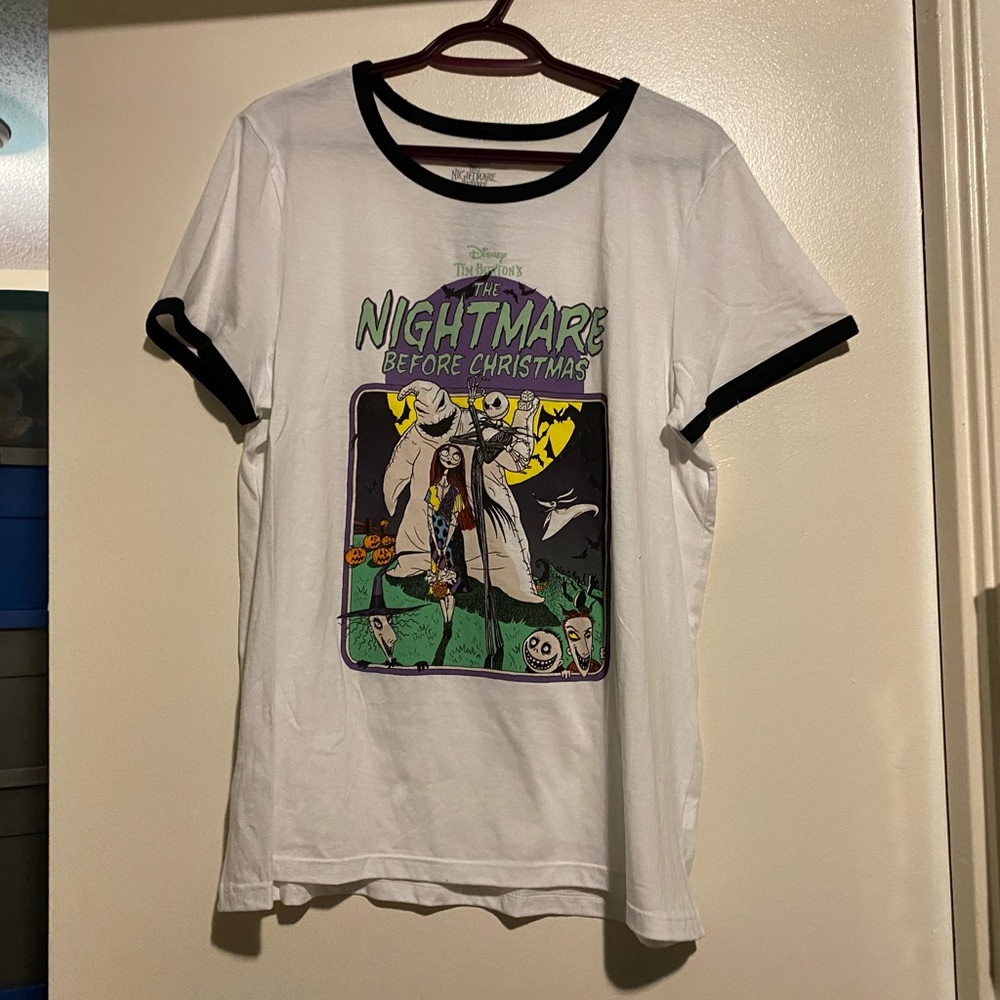 BNWT DISNEY NIGHTMARE BEFORE CHRISTMAS WHITE TEE